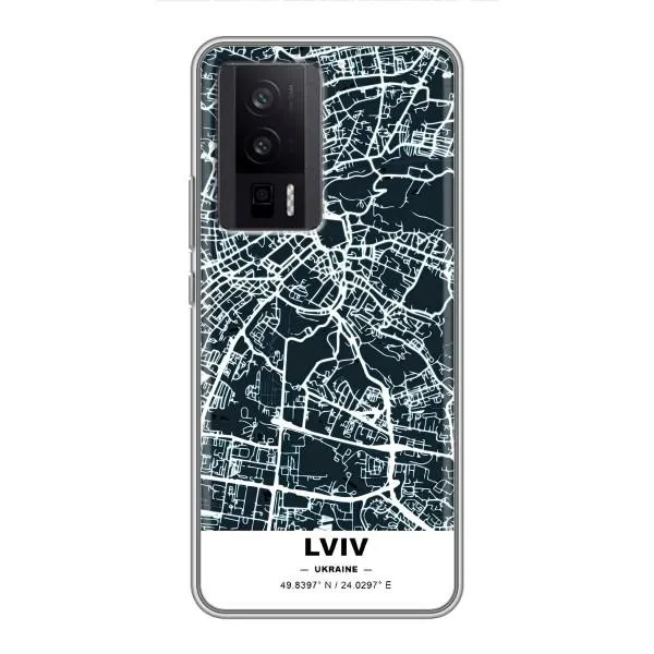 Чехол с принтом «Львов» для Xiaomi POCO F5 Pro