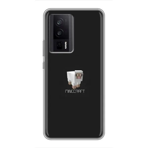 Чехол с принтом «Овечка Майнкрафт» для Xiaomi POCO F5 Pro Чехол с принтом «Овечка Майнкрафт» для Xiaomi POCO F5 Pro