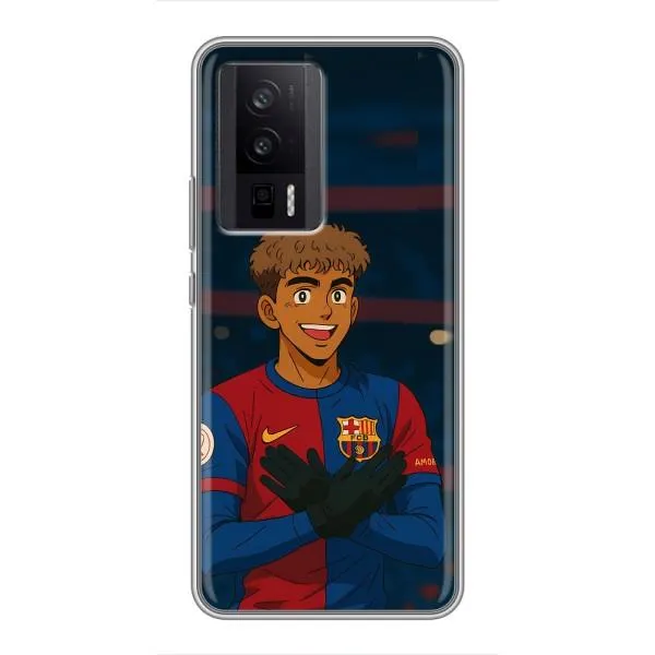 Чохол з принтом «Футболіст Ямаль» для Xiaomi POCO F5 Pro Чохол з принтом «Футболіст Ямаль» для Xiaomi POCO F5 Pro