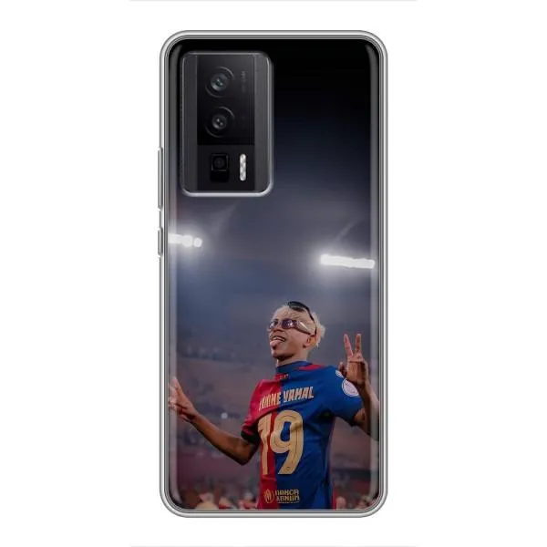 Чохол з принтом «Ямаль на стадіоні» для Xiaomi POCO F5 Pro Чохол з принтом «Ямаль на стадіоні» для Xiaomi POCO F5 Pro