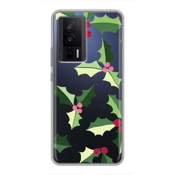 Чехол с принтом «Рождественский фон» для Xiaomi POCO F5 Pro Чехол с принтом «Рождественский фон» для Xiaomi POCO F5 Pro