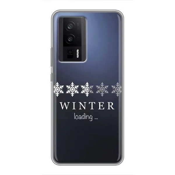 Чехол с принтом «Winter loading» для Xiaomi POCO F5 Pro Чехол с принтом «Winter loading» для Xiaomi POCO F5 Pro
