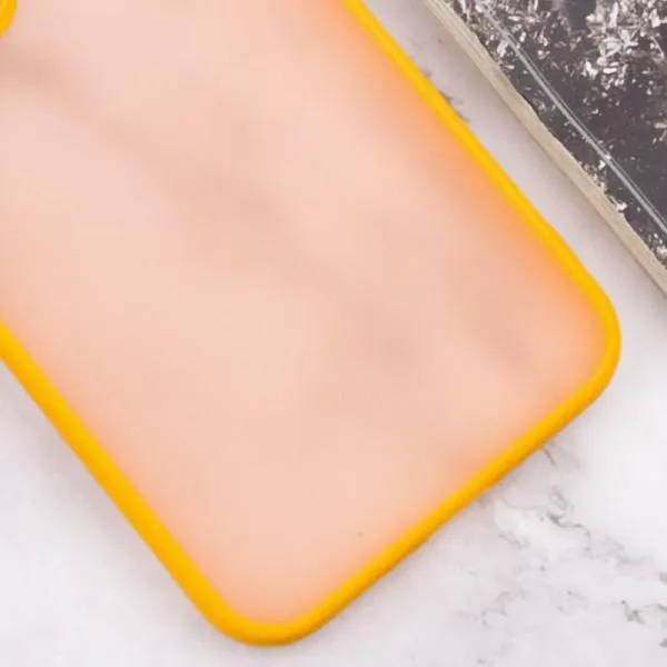 Чехол TPU+PC Lyon Frosted для Xiaomi Poco F5 / Note 12 Turbo — Оранжевый — фото 3