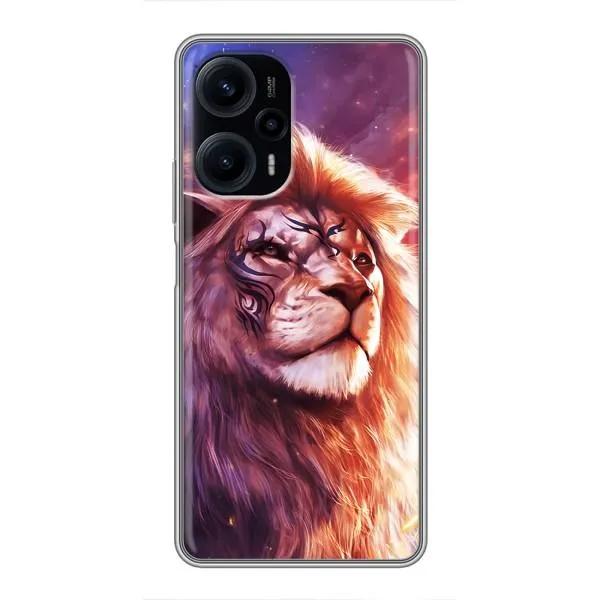 Чехол с принтом «Красочный Лев» для Xiaomi POCO F5