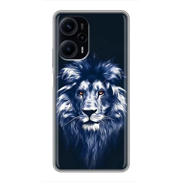 Чехол с принтом «Синий Лев» для Xiaomi POCO F5