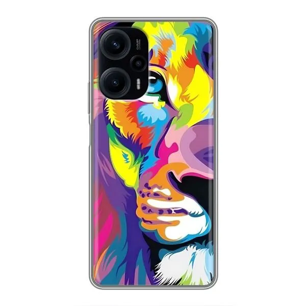 Чехол с принтом «Яркий Лев» для Xiaomi POCO F5
