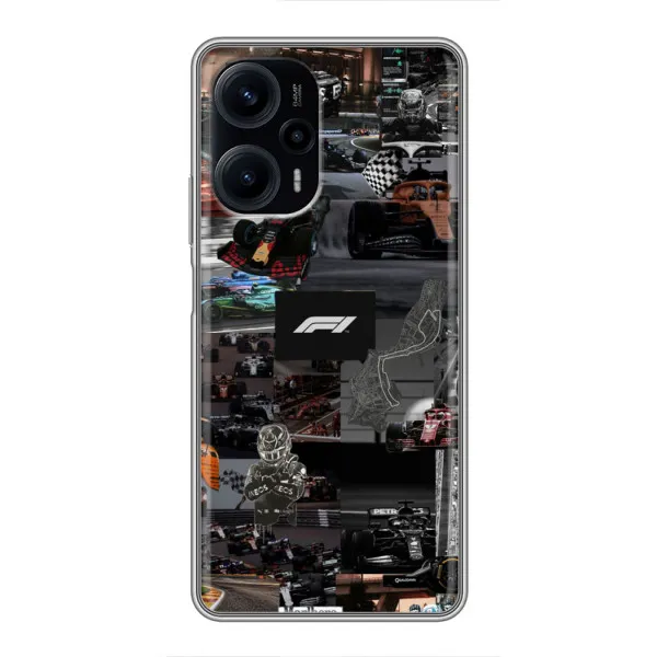 Чехол с принтом «Гоночный коллаж Ф1» для Xiaomi POCO F5 Чехол с принтом «Гоночный коллаж Ф1» для Xiaomi POCO F5
