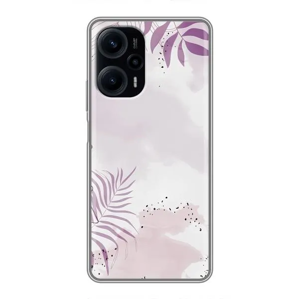 Чехол с принтом «Фиолетовые листья» для Xiaomi POCO F5