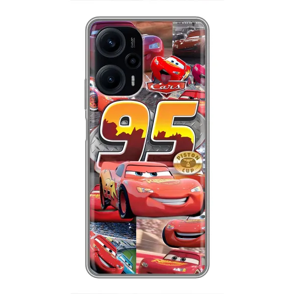Чехол с принтом «Коллаж Молния Маквин» для Xiaomi POCO F5 Чехол с принтом «Коллаж Молния Маквин» для Xiaomi POCO F5