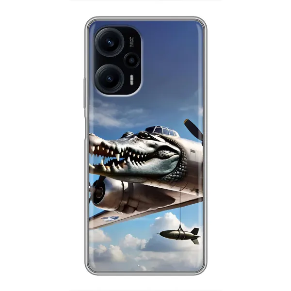 Чехол с принтом «Бомбардиро крокодило» для Xiaomi POCO F5 Чехол с принтом «Бомбардиро крокодило» для Xiaomi POCO F5
