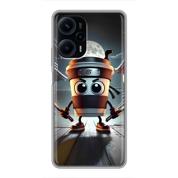 Чехол с принтом «Капучино асасино» для Xiaomi POCO F5 Чехол с принтом «Капучино асасино» для Xiaomi POCO F5