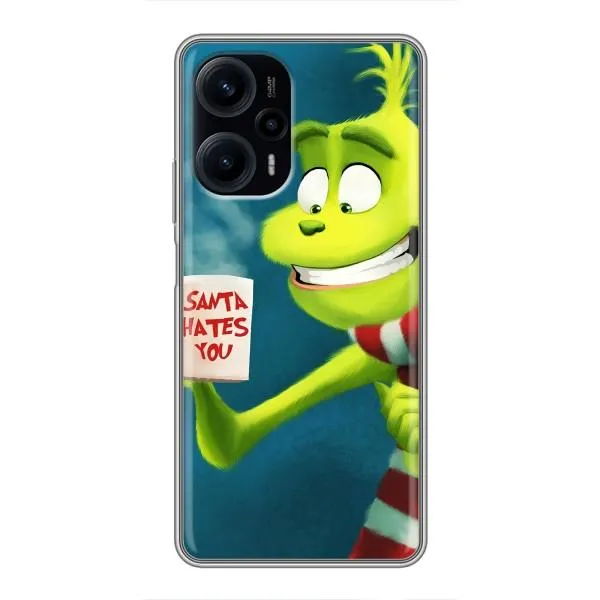 Чехол с принтом «Зеленый Гринч» для Xiaomi POCO F5