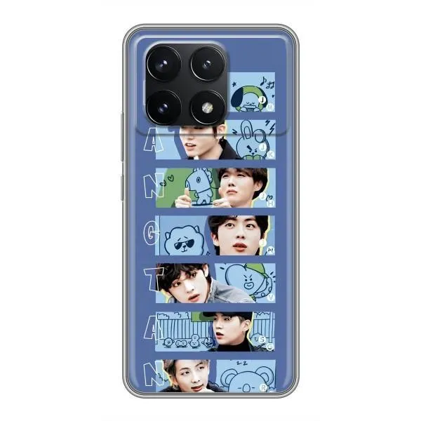 Чехол с принтом «Bangtan» для Xiaomi POCO F6 Pro Чехол с принтом «Bangtan» для Xiaomi POCO F6 Pro