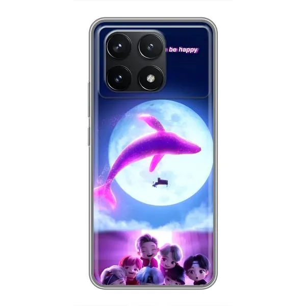 Чехол с принтом «КИТ BTS» для Xiaomi POCO F6 Pro Чехол с принтом «КИТ BTS» для Xiaomi POCO F6 Pro