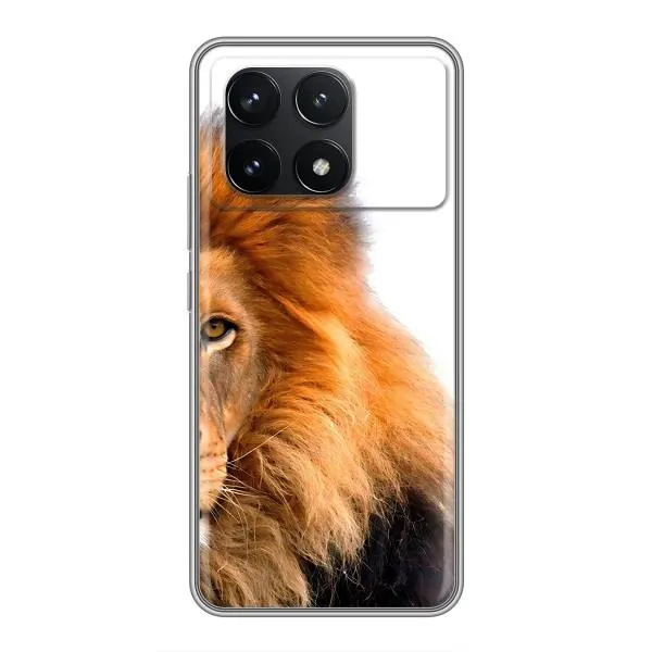 Чехол с принтом «Лев грива» для Xiaomi POCO F6 Pro Чехол с принтом «Лев грива» для Xiaomi POCO F6 Pro