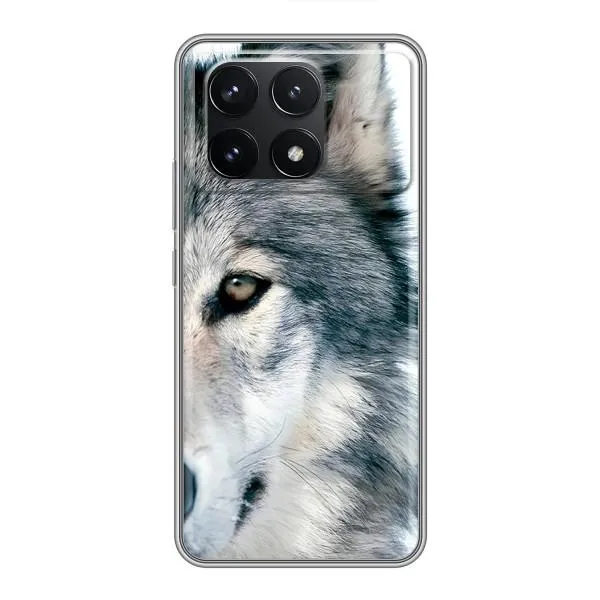 Чехол с принтом «Волк» для Xiaomi POCO F6 Pro Чехол с принтом «Волк» для Xiaomi POCO F6 Pro