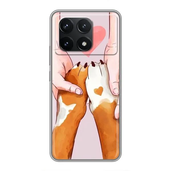 Чехол с принтом «Любовь к собакам» для Xiaomi POCO F6 Pro Чехол с принтом «Любовь к собакам» для Xiaomi POCO F6 Pro