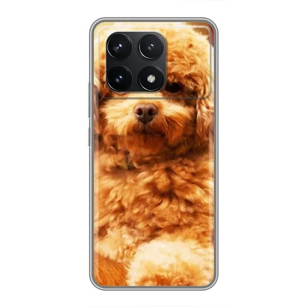 Чехол с принтом «Щенок Бишон» для Xiaomi POCO F6 Pro Чехол с принтом «Щенок Бишон» для Xiaomi POCO F6 Pro