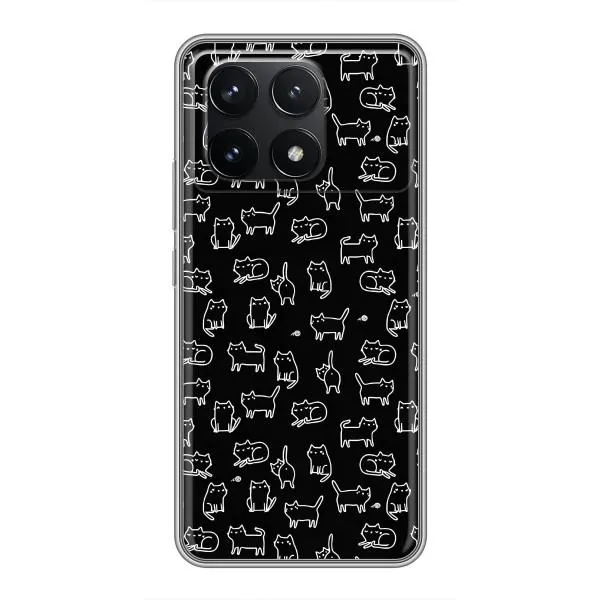 Чохол з принтом «Маленькі котики» для Xiaomi POCO F6 Pro