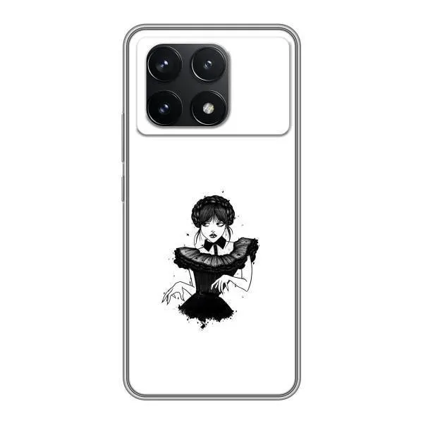 Чехол с принтом «танец Уэнздей» для Xiaomi POCO F6 Pro