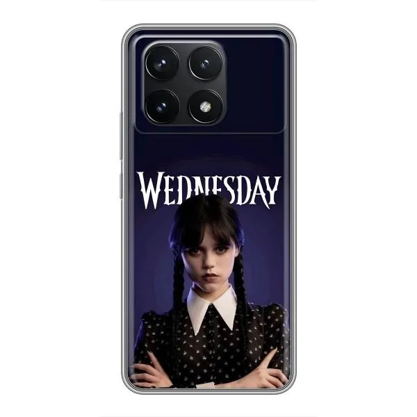 Чехол с принтом «Wednesday» для Xiaomi POCO F6 Pro