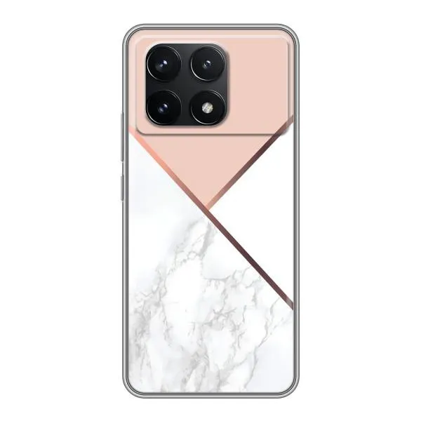 Чохол з принтом «Тройний мрамор» для Xiaomi POCO F6 Pro Чохол з принтом «Тройний мрамор» для Xiaomi POCO F6 Pro