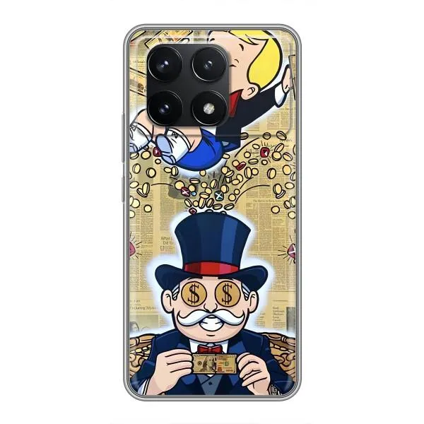 Чехол с принтом «Монополия Мен» для Xiaomi POCO F6 Pro