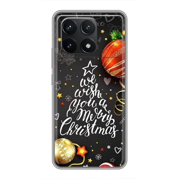 Чехол с принтом «Елочка» для Xiaomi POCO F6 Pro