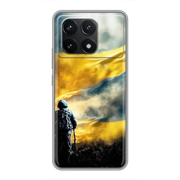 Чехол с принтом «Война» для Xiaomi POCO F6 Pro