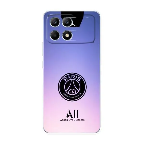 Чехол с принтом «лого PSG» для Xiaomi POCO F6