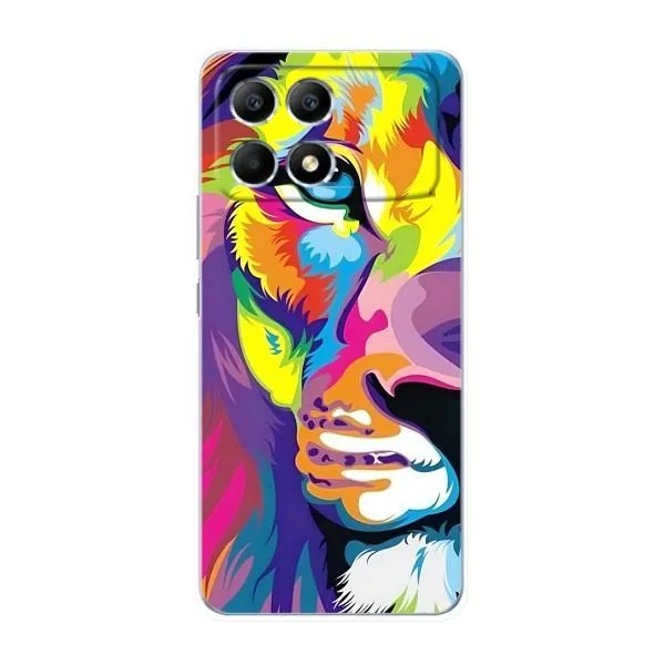 Чехол с принтом «Яркий Лев» для Xiaomi POCO F6 Чехол с принтом «Яркий Лев» для Xiaomi POCO F6