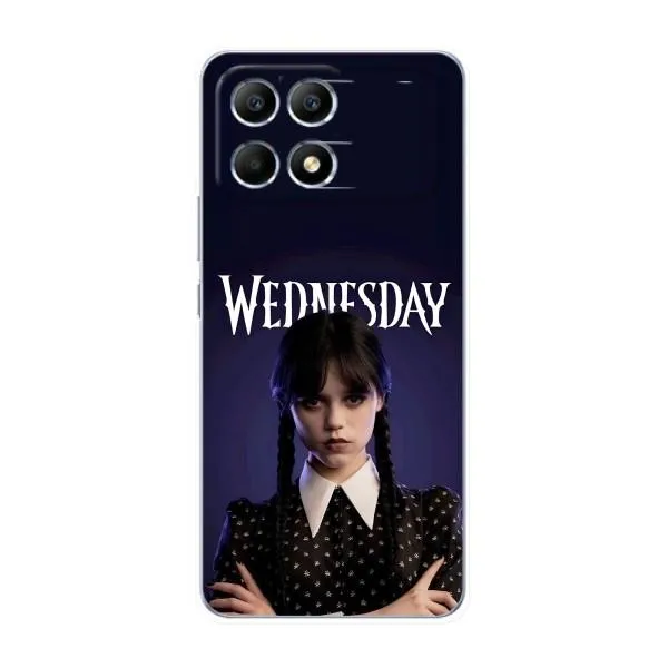 Чехол с принтом «Wednesday» для Xiaomi POCO F6 Чехол с принтом «Wednesday» для Xiaomi POCO F6