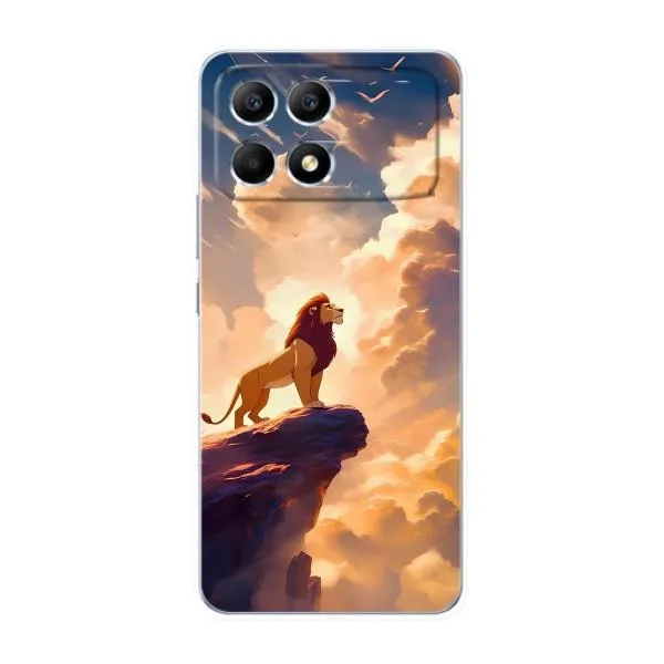 Чехол с принтом «Симба на скале» для Xiaomi POCO F6