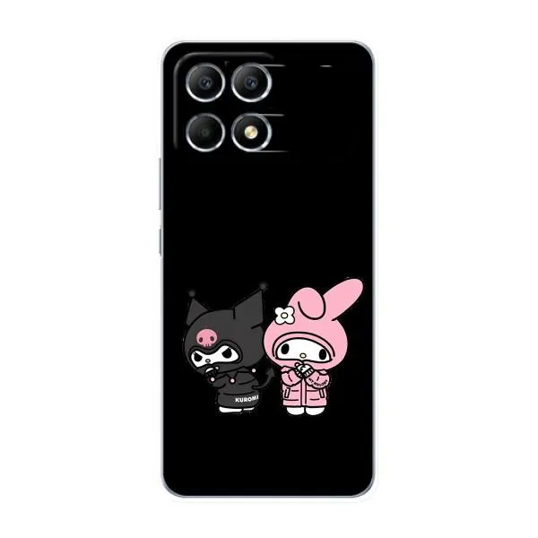Чехол с принтом «Куроми и Мелоди» для Xiaomi POCO F6 Чехол с принтом «Куроми и Мелоди» для Xiaomi POCO F6