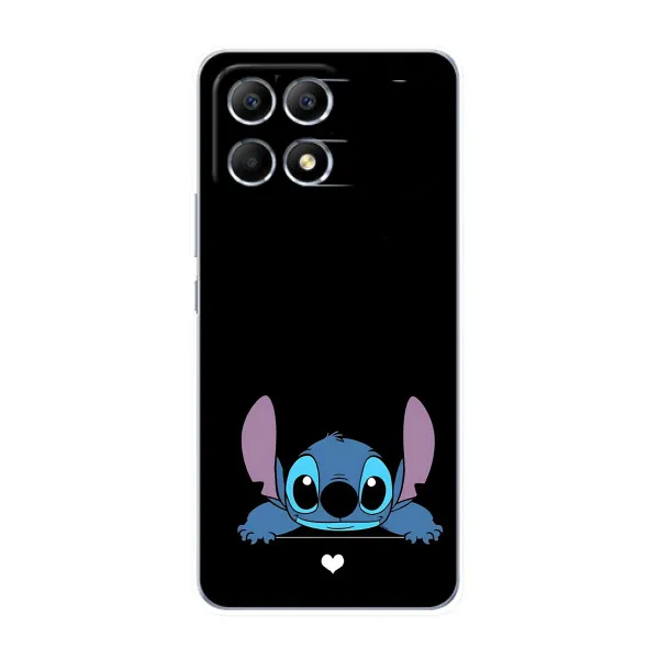 Чехол с принтом «Стич на черном» для Xiaomi POCO F6 Чехол с принтом «Стич на черном» для Xiaomi POCO F6
