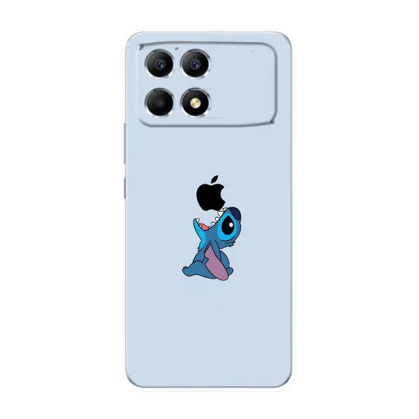 Чехол с принтом «Stitch apple» для Xiaomi POCO F6 Чехол с принтом «Stitch apple» для Xiaomi POCO F6