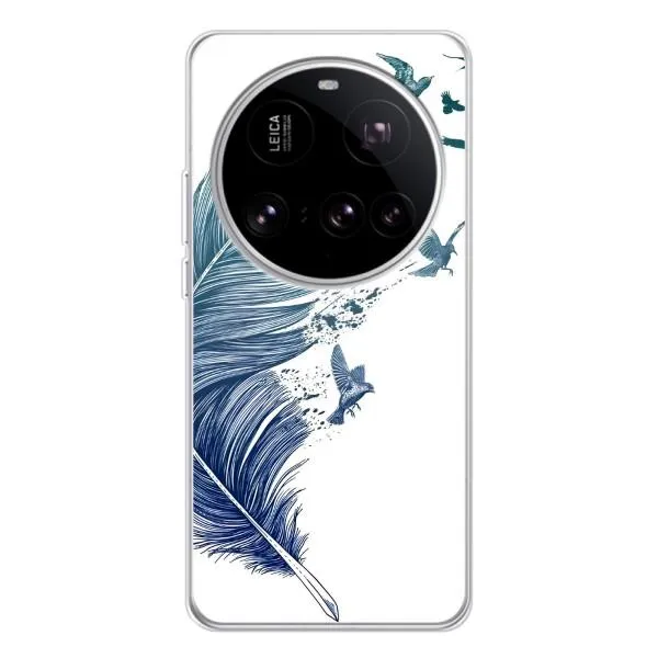 Чехол с принтом «Перышко» для Xiaomi POCO F7 Pro Чехол с принтом «Перышко» для Xiaomi POCO F7 Pro