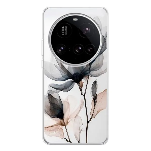 Чехол с принтом «Цветы на белом» для Xiaomi POCO F7 Pro Чехол с принтом «Цветы на белом» для Xiaomi POCO F7 Pro