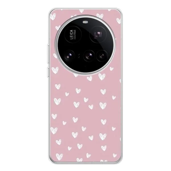 Чехол с принтом «Сердечки на розовом» для Xiaomi POCO F7 Pro Чехол с принтом «Сердечки на розовом» для Xiaomi POCO F7 Pro
