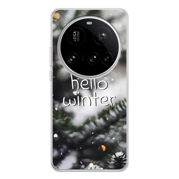 Чехол с принтом «Hello winter» для Xiaomi POCO F7 Pro Чехол с принтом «Hello winter» для Xiaomi POCO F7 Pro