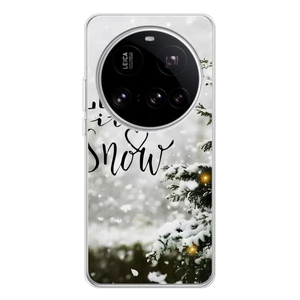 Чехол с принтом «Let it snow» для Xiaomi POCO F7 Pro Чехол с принтом «Let it snow» для Xiaomi POCO F7 Pro
