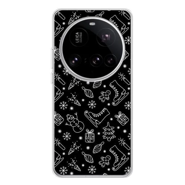 Чехол с принтом «Новогодний фон» для Xiaomi POCO F7 Pro Чехол с принтом «Новогодний фон» для Xiaomi POCO F7 Pro