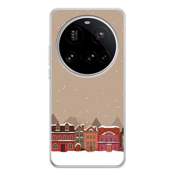 Чехол с принтом «Зимний город» для Xiaomi POCO F7 Pro Чехол с принтом «Зимний город» для Xiaomi POCO F7 Pro