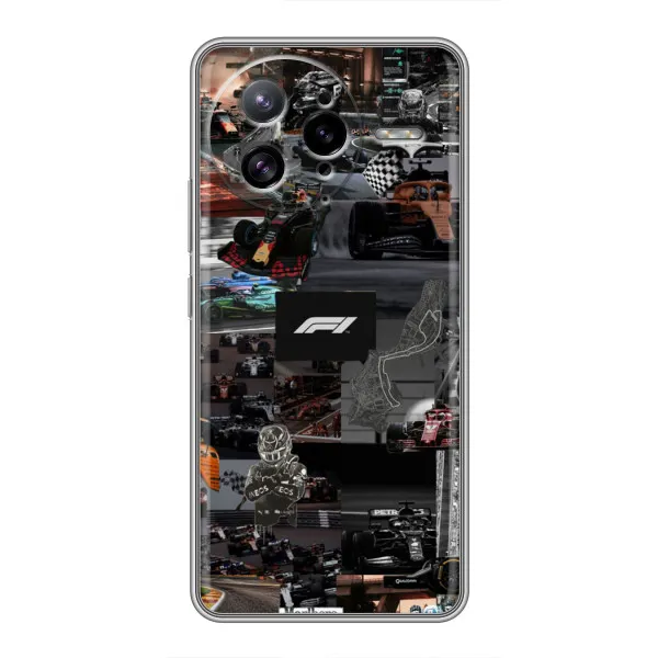 Чохол з принтом «Гоночний колаж Ф1» для Xiaomi POCO F7 Ultra Чохол з принтом «Гоночний колаж Ф1» для Xiaomi POCO F7 Ultra