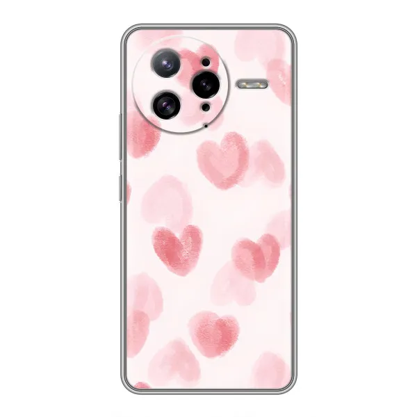 Чехол с принтом «Розовые сердечки» для Xiaomi POCO F7 Ultra Чехол с принтом «Розовые сердечки» для Xiaomi POCO F7 Ultra