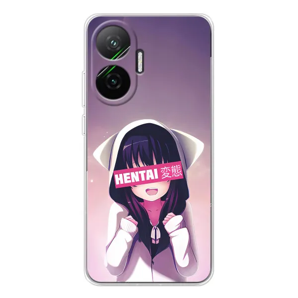 Чехол с принтом «Hentai chan» для Xiaomi POCO F7 Чехол с принтом «Hentai chan» для Xiaomi POCO F7
