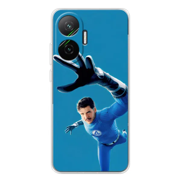 Чехол с принтом «Мистер Фантастик супергерой» для Xiaomi POCO F7 Чехол с принтом «Мистер Фантастик супергерой» для Xiaomi POCO F7