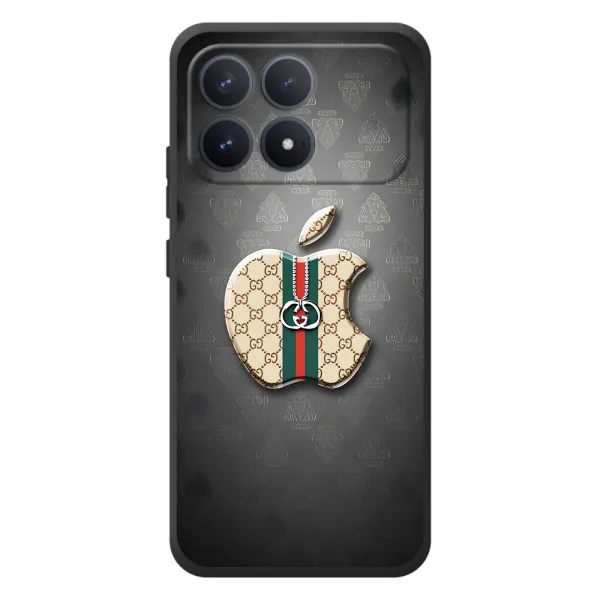Чехол с принтом «Apple gucci» для Xiaomi Poco F8 Pro