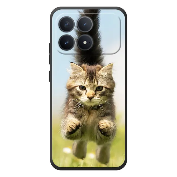 Чехол с принтом «Прыжок кота» для Xiaomi Poco F8 Pro Чехол с принтом «Прыжок кота» для Xiaomi Poco F8 Pro