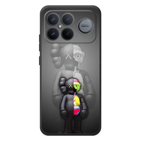 Чехол с принтом «Тело Bearbrick» для Xiaomi Poco F8 Ultra